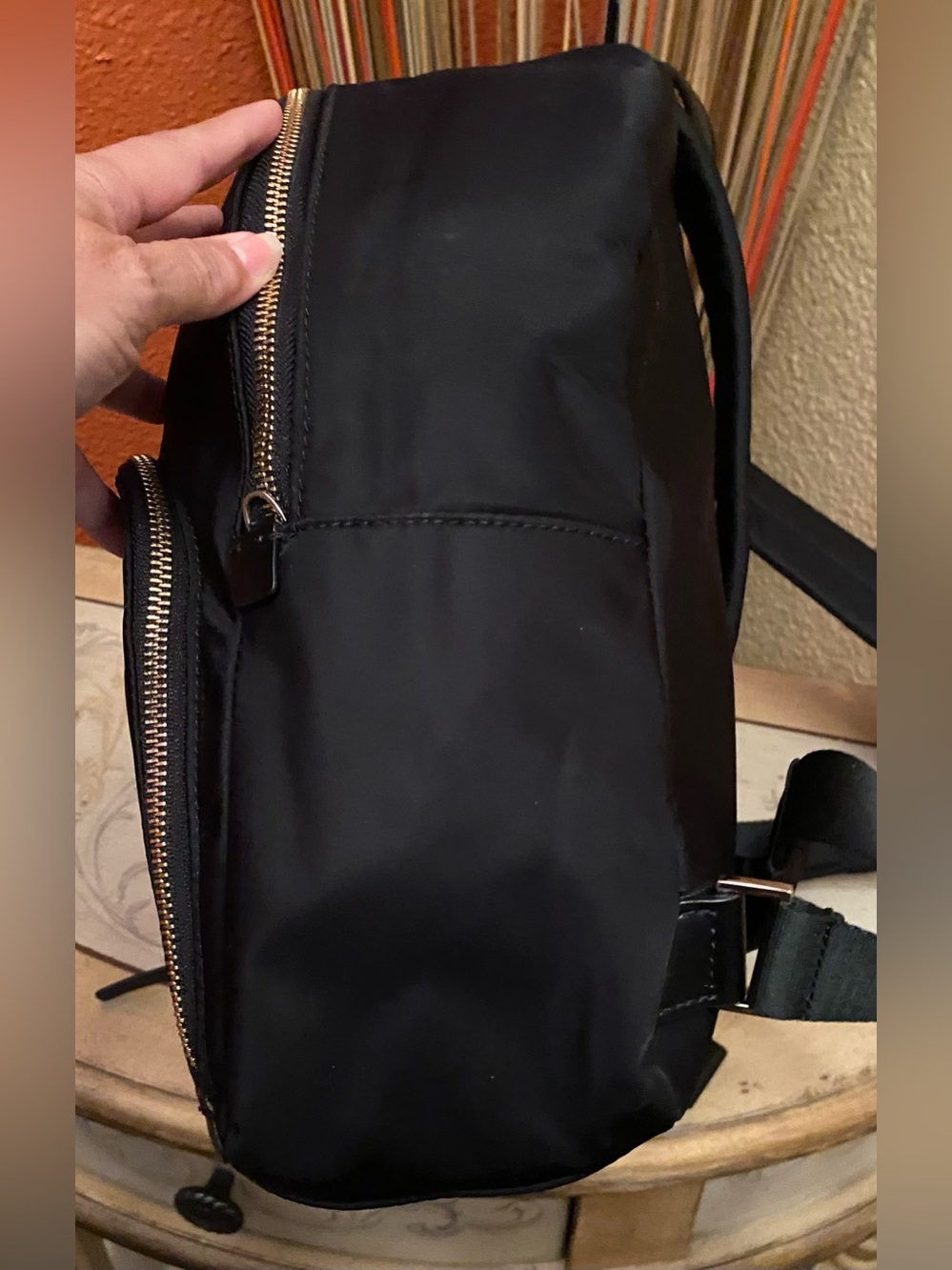Kate Spade ♠️ - New - Watson Lane Hartley Nylon Black Backpack - Picture 7 of 9